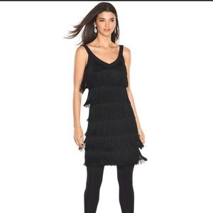 White House Black Market Fringe Dress